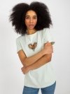 T-shirt-FA-TS-8470.03X-mietowy rozmiar - ONE SIZE