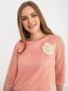 Bluzka-LK-BZ-506642.94-brzoskwiniowy rozmiar - 36