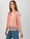 Bluzka-LK-BZ-506642.94-brzoskwiniowy rozmiar - 38