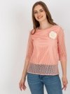 Bluzka-LK-BZ-506642.94-brzoskwiniowy rozmiar - 42