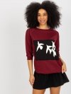 Komplet-FA-KMPL-8433.66P-bordowy rozmiar - L/XL