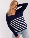 Bluzka-BA-BZ-2201.62P-granatowy rozmiar - ONE SIZE