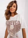 T-shirt-TW-TS-OB057.50-ecru rozmiar - L