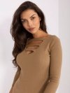 Bluzka-EM-BZ-HS-21-520.49P-camelowy rozmiar - L/XL