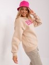 Bluza-EM-BL-617-11.32-beżowy rozmiar - ONE SIZE