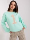 Bluza-EM-BL-617-9.11X-mietowy rozmiar - ONE SIZE