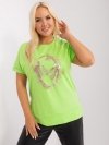 Bluzka-RV-BZ-8968.67P-jasny zielony rozmiar - ONE SIZE