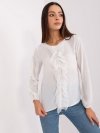 Bluzka-LK-BZ-506673.36-ecru rozmiar - 36