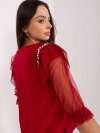Bluzka-LK-BZ-506682.26P-bordowy rozmiar - 38