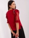 Bluzka-LK-BZ-506682.26P-bordowy rozmiar - 40