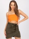 Spódnica-DHJ-SD-15680.28X-khaki rozmiar - L