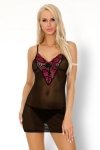 Zmysłowa Koszulka Damska Loritan LC 99185 Love Potion Black Czarny Collcetion LivCo Corsetti Fashion rozmiar - S/M