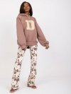 Bluza-EM-BL-651/D.29X-brązowy rozmiar - ONE SIZE