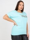 T-shirt-RV-TS-7919.01X-mietowy rozmiar - ONE SIZE