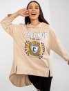 Bluza-FA-BL-8107.39-jasny beżowy rozmiar - ONE SIZE