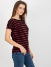 T-shirt-RV-TS-8568.75-czarno-czerwony rozmiar - L