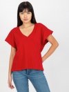 T-shirt-TW-TS-2005.43-ciemny czerwony rozmiar - S