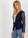 Marynarka-LK-MA-506736.15-granatowy rozmiar - 40
