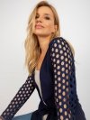 Marynarka-LK-MA-506736.15-granatowy rozmiar - 40