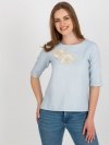 Bluzka-LK-BZ-506609.77-jasny niebieski rozmiar - 40