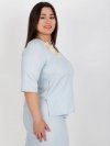 Bluzka-LK-BZ-506692.32-jasny niebieski rozmiar - 46
