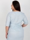 Bluzka-LK-BZ-506692.32-jasny niebieski rozmiar - 48