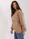 Bluza-EM-BL-763.00P-ciemny bezowy rozmiar - ONE SIZE