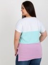 Bluzka-RV-BZ-8778.48-mietowy rozmiar - ONE SIZE