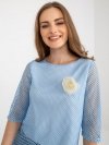 Bluzka-LK-BZ-506642.94-jasny niebieski rozmiar - 36