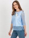 Bluzka-LK-BZ-506642.94-jasny niebieski rozmiar - 42