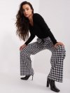 Spodnie-LK-SP-509429.87-czarno-biały rozmiar - L/XL