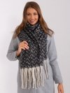 Szalik-AT-SZ-23125.75-czarno-beżowy rozmiar - ONE SIZE