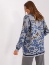Kardigan-BA-SW-8045.30X-szaro-niebieski rozmiar - ONE SIZE