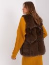 Kamizelka-AT-KZ-2375.00P-ciemny brązowy rozmiar - M/L