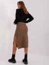 Spódnica-LK-SD-509400-1.09P-camelowy rozmiar - S