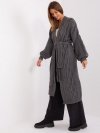 Kardigan-BA-SW-8020-1.36P-ciemny szary rozmiar - ONE SIZE