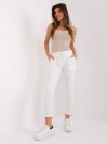 Spodnie dresowe-RV-DR-8370-1.57P-ecru rozmiar - S/M