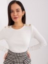 Bluzka-RV-BZ-9204.12P-ecru rozmiar - L/XL