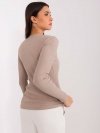 Bluzka-RV-BZ-9211.26X-ciemny bezowy rozmiar - S/M