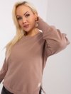 Bluzka-RV-BZ-9144.37-ciemny bezowy rozmiar - ONE SIZE