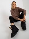 Bluza-RV-BL-8261.51-brązowy rozmiar - ONE SIZE