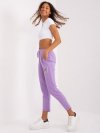 Spodnie dresowe-RV-DR-8835.10-fioletowy rozmiar - S/M