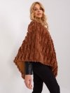 Poncho-AT-PN-2347.16-jasny brązowy rozmiar - ONE SIZE
