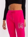 Spodnie dresowe-RV-DR-8835.10-fuksjowy rozmiar - L/XL