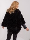 Poncho-AT-PN-2347.16-czarny rozmiar - ONE SIZE