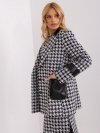 Marynarka-LK-MA-509511.99-biało-czarny rozmiar - L/XL