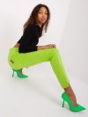 Spodnie dresowe-RV-DR-8380.25P-limonkowy rozmiar - L/XL