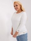 Bluzka-RV-BZ-9135.47-ecru rozmiar - ONE SIZE