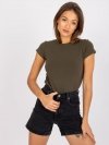 T-shirt-RV-TS-4623.99-ciemny khaki rozmiar - XL