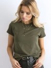 T-shirt-RV-TS-4623.99-ciemny khaki rozmiar - XS